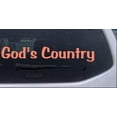 thumbnail image 1 of Gods Country Car or Truck Window Decal Sticker, 1 of 1