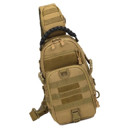 JZROCKER Large Capacity Crossbody Fishing Tackle Bag Multifunctional Fishing Chest Pack