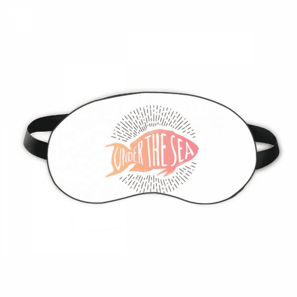 Line Deep-sea Fish Mystery Sleep Eye Shield Soft Night Blindfold Shade Cover