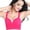 Hot Pink, variant on Iyufng Sports Bras for Women Plus Size,Push Up Wirefree Bra,Women's No Steel Ring Back Adjustment Yoga Running Bra
