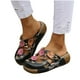 thumbnail image 4 of Amzcrzy Zapatos de mujer,Zapatos de mujer,Zapatillas de mujer, Sandalias de cuña vintage con costuras florales dimensionales retro para mujer Sandalias Mujer Zapatillas De Casa, 4 of 9