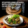 thumbnail image 4 of Emirelli Dolmas Stuffed Grape Leaves with Rice, Mediterranean Herbs in Olive Oil - 14 oz, 4 of 5