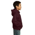 thumbnail image 3 of Port & Company Youth Core Fleece Pullover Hooded Sweatshirt-M (Maroon), 3 of 5