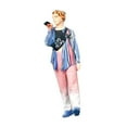 thumbnail image 2 of KLKCMS 1/64 Girl Figure Character Handpainted for Building Kits DIY Projects Layout Blue, 2 of 9