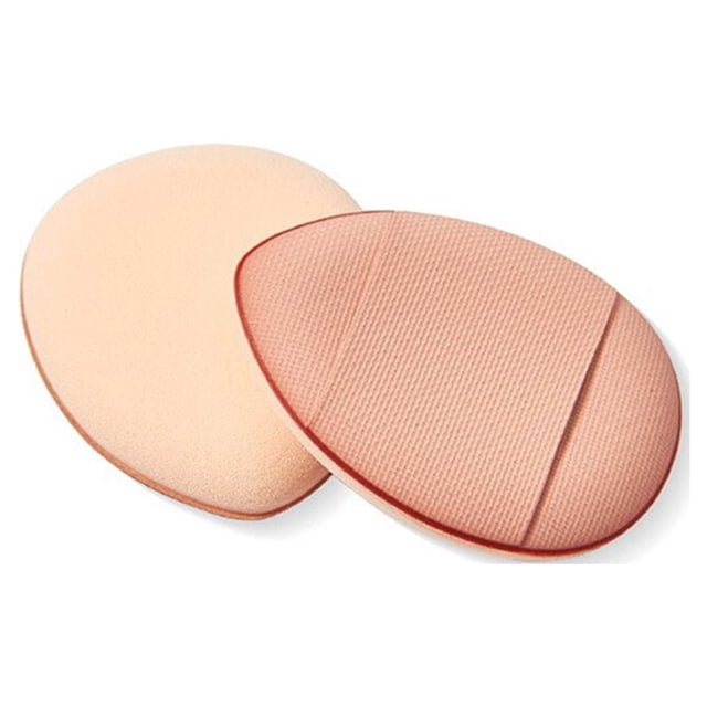 relayinert 1/2/3/5 Female Facial Powder Foundation Puff Reusable Make Up Dry Wet Concealer Sponge Cosmetics Universal Household Professional Light Brown 1 Pc