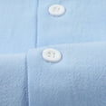 thumbnail image 6 of Men's Cotton Linen Long Sleeve Shirts Casual Button Down Shirts for Men Lightweight Breathable Summer Beach Tops Light Blue M, 6 of 8
