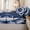 Cobalt Cream, variant on Homewish Pastel Rainbow Tie Dye Zipper Twin Comforter Sets with Fitted Sheet and 2 Pillowcases,Colorful Sequin Print Zipper Bedding Set For Adults,Pink Reversible,4pcs