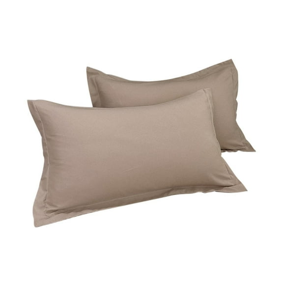 Pillow Shams, Brushed 1800 Microfiber - Bed Pillow Sham, Wrinkle Resistant Super Soft and Cozy - Cotton Pillowcase 19*29 Inch Khaki