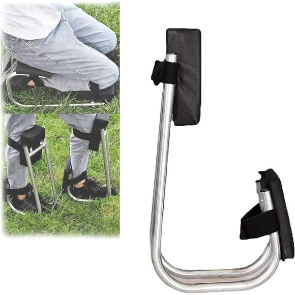 Knee Seat for Gardening, One Leg Kneeling Brace with Seat, Kneeseat Kneeling Knee Brace Seat, Wearable Kneeling Chair for Gardening, Portable Knee Seat for Prevent Leg Numbness (Color : 1pc)