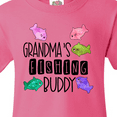 thumbnail image 4 of Inktastic Grandma's Fishing Buddy with Colorful Fish Youth T-Shirt, 4 of 5