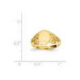 thumbnail image 2 of 14k Filigree Signet Ring, 2 of 2