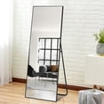 thumbnail image 2 of NeuType Full Length Mirror Floor Rectangle Black 59"x19", 2 of 9