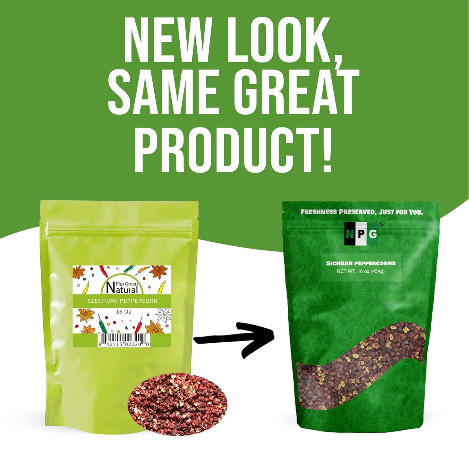 NPG Premium Szechuan Red Peppercorns Sichuan Whole Peppercorns 16 oz, A Mouth-numbing Spice, Red Sichuan Peppers for Kung Pao Chicken, Mapo Tofu, and Chinese Cuisine