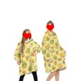 thumbnail image 4 of goowrom Children's Pajama Reversible Animal Blanket Hooded Housewear, 4 of 9