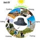 thumbnail image 5 of Un sombrero plegable para deportes al aire libre, montañismo, visera de pesca, sombrero transpirable para el sol, sombrero de pescador, 5 of 5