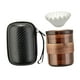 thumbnail image 1 of Juego de té para cafetera 3 en 1, taza de café para 1-2 personas, regalo portátil, juego de café de mano para cocina, cafetería, oficina y hogar Marrón, 1 of 9