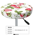thumbnail image 4 of Haiem Strawberry1 Cushion Round Bar Chair Seat Cover Bar Chair Cushion Covers Elastic Washable Bar Chair Cover,Protects from Scratches and Stains-14 inch, 4 of 7