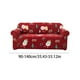 thumbnail image 3 of Funda para sofá de Navidad - Fundas elásticas rojas con cubierta completa y agarre antideslizante, protección antisuciedad para decoración navideña y muebles de salón que aceptan mascotas, 3 of 6
