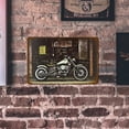 thumbnail image 2 of Dibujo de chapa de motocicleta, pintura de Metal, pared de estaño, póster para el hogar, cartel para dormitorio Tmvgtek Para estrenar, 2 of 9