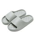 thumbnail image 2 of Unisex EVA Slides Gray - Waterproof Non-Slip House Slippers & Pool Slides, Comfortable Lightweight Sandals for Men and Women, Indoor Outdoor,Size 44, 2 of 4