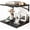 Black, variant on Floating Shelves for Wall, 24 Inch Wide x 10 Inch Deep White Shelves for Bedroom, Large Wall Shelf for Living Room, Kitchen, Bathroom, Laundry Room and Decor Storage (Set of 2)