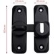 thumbnail image 3 of Hardware de cerradura de puerta de granero, pestillos de puerta resistentes noctilucentes de 90 grados, pestillo abatible, cerradura de pestillo de perno de puerta de seguridad, pestillo de, 3 of 5