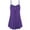 Purple #2, variant on bbyeadc Plus Size Summer Swimsuits for Women Curved Hem Spaghetti Strap Dress Casual Button V Neck Ruched Front Dresses (Black, M)