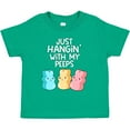 thumbnail image 3 of Inktastic Easter Hangin' with My Peeps Boys or Girls Toddler T-Shirt, 3 of 5