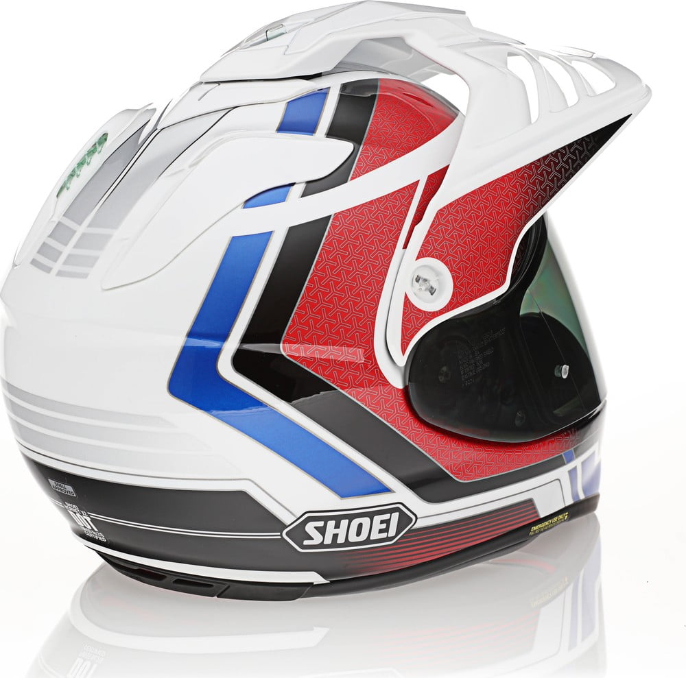 Shoei Hornet X2 Sovereign Adventure Helmet - TC-10 Red/White/Blue