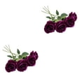 thumbnail image 4 of Monstrate 10 elegantes rosas de seda para bodas y decoración del hogar, ecológicas y versátiles, no dañan la piel. Type8 NO8, 4 of 6