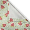 thumbnail image 5 of Ambesonne Fruits Grommet Curtain, Spring Blossoms Cartoon, 50" x 72", Pale Green Red, 5 of 6