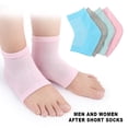thumbnail image 2 of 1/3 Pairs Moisturizing Gel Heel Socks Open Toes Knitted Mesh Heel Sleeve, 2 of 5