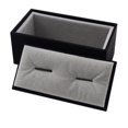 thumbnail image 4 of 1 gemelos para gemelos, soporte para almacenamiento, para joyería para hombre, estuche negro, 4 of 6
