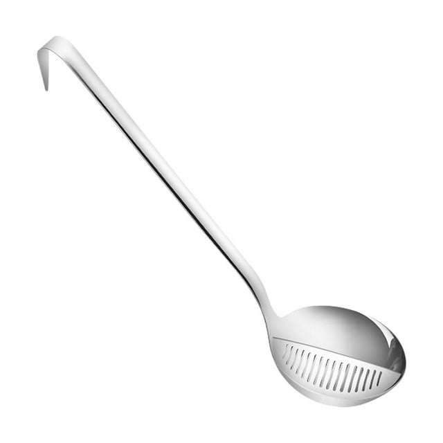 Cuchara del filtro de la sopa de la sopa de la sopa de la sopa de la sopa de la sopa de la grasa del acero inoxidable
