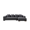 thumbnail image 1 of Velago LYON Sofa sectionnel moderne en polyester orienté vers la droite, 1 of 5