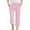 Pink, variant on SwiftWear Casual Straight-Leg Capri Pants for Women - Cotton Blend Drawstring Waist Capris with Pockets, Relaxed Fit S-3XL