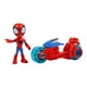 thumbnail image 2 of Preescolar Hasbro Marvel Set preescolar de Marvel con figura de spidey y motocicleta de juguete, a partir de 3 años, 2 of 4