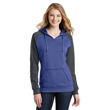 Buffalo Womens Raglan Hoodie - District Women's Raglan Hoodie