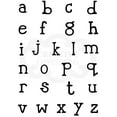 thumbnail image 5 of Woodware Caleçons Clairs Alphabet de Machine à Écrire Original Timbre A5, 5 of 5