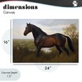 thumbnail image 4 of Stupell Industries Rustic Lodge Stallion in Marshland Canvas Art, 24 x 16, by Creative Studio, 4 of 8