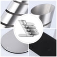 thumbnail image 2 of CIMAXIC Five Piece Set Stainless Steel Insulation Pads for Home Use Silver Color 1 Set,6.3"X3.15"X3.15", 2 of 5