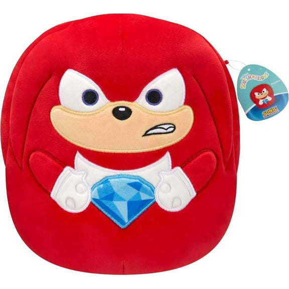 Squishmallows 2025 Original 8 Inch Sonic The Hedgehog Squad Plush - Collectible Soft & Squishy Mini Stuffed Animal Toy - Add to Your Squad - Gift for Kids, Girls & Boys (Knuckles)