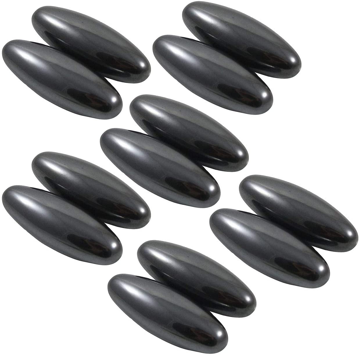 Singing Buzzing Rattlesnake Eggs Child Hematite Magnets Therapy 1.75" SMALL 