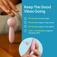 thumbnail image 5 of Hello Cake Pocket Wand Vibrator for Women, Waterproof & Rechargeable Mini Toy with 6 Vibrating Modes, Pink, 5 of 7