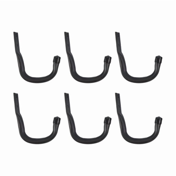 6pcs Heavy Duty Garage Storage Hooks,Bike Hooks for Garage Wall,Utility Garage Hooks,Wall Mount J Hook for Hanging
