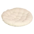 thumbnail image 2 of Colchón colgante de silla de huevo almohadilla colgante de silla redonda de sillón al aire libre cojín para la oficina de cocina balcón de balcón casa Beige, 2 of 8