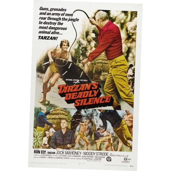 Tarzans Deadly Silence Movie Poster 11inx17in Wall Art 11x17 poster