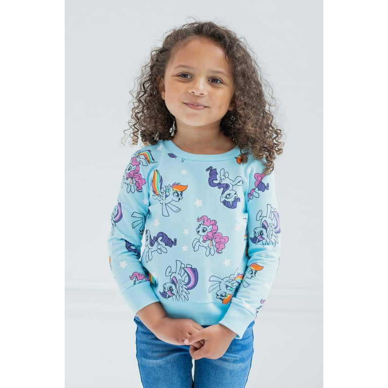 My Little Pony Toddler Girls Sweatshirt Light Blue 5T