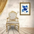 thumbnail image 3 of Loreth, Lanie 15x18 Gold Ornate Wood Framed with Double Matting Museum Art Print Titled - Cobalt Garden II, 3 of 4