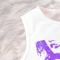 thumbnail image 4 of JAJAHO Girls Clothes Y2K Streetwear 2 Piece Outfits Sleeveless Printed Tank Tops Metallic Pleated Skirts For Kids 7-12 Years Cozy Outfit, 4 of 7